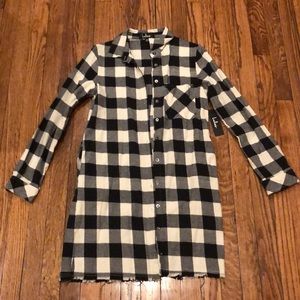 Black and White Checkered Dress
